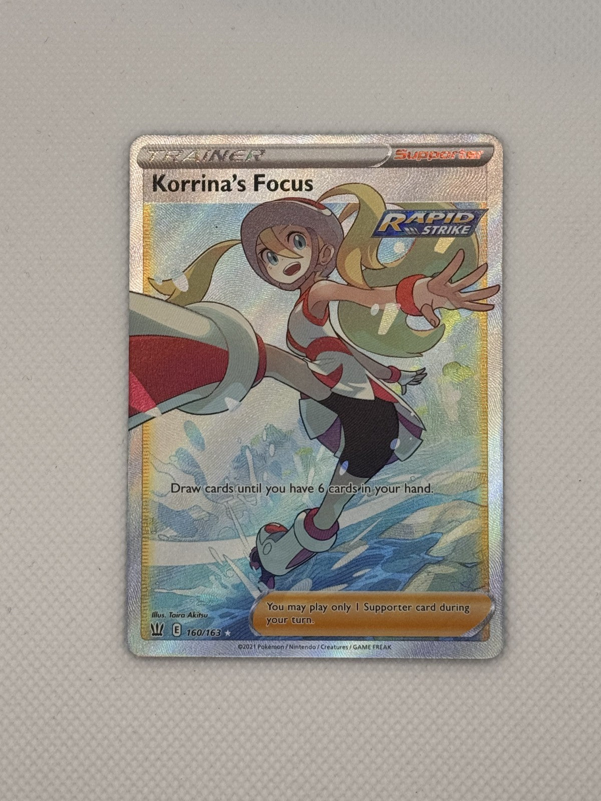 Korrina's Focus (Full Art) Battle Styles Ultra Rare 160/163 (2)