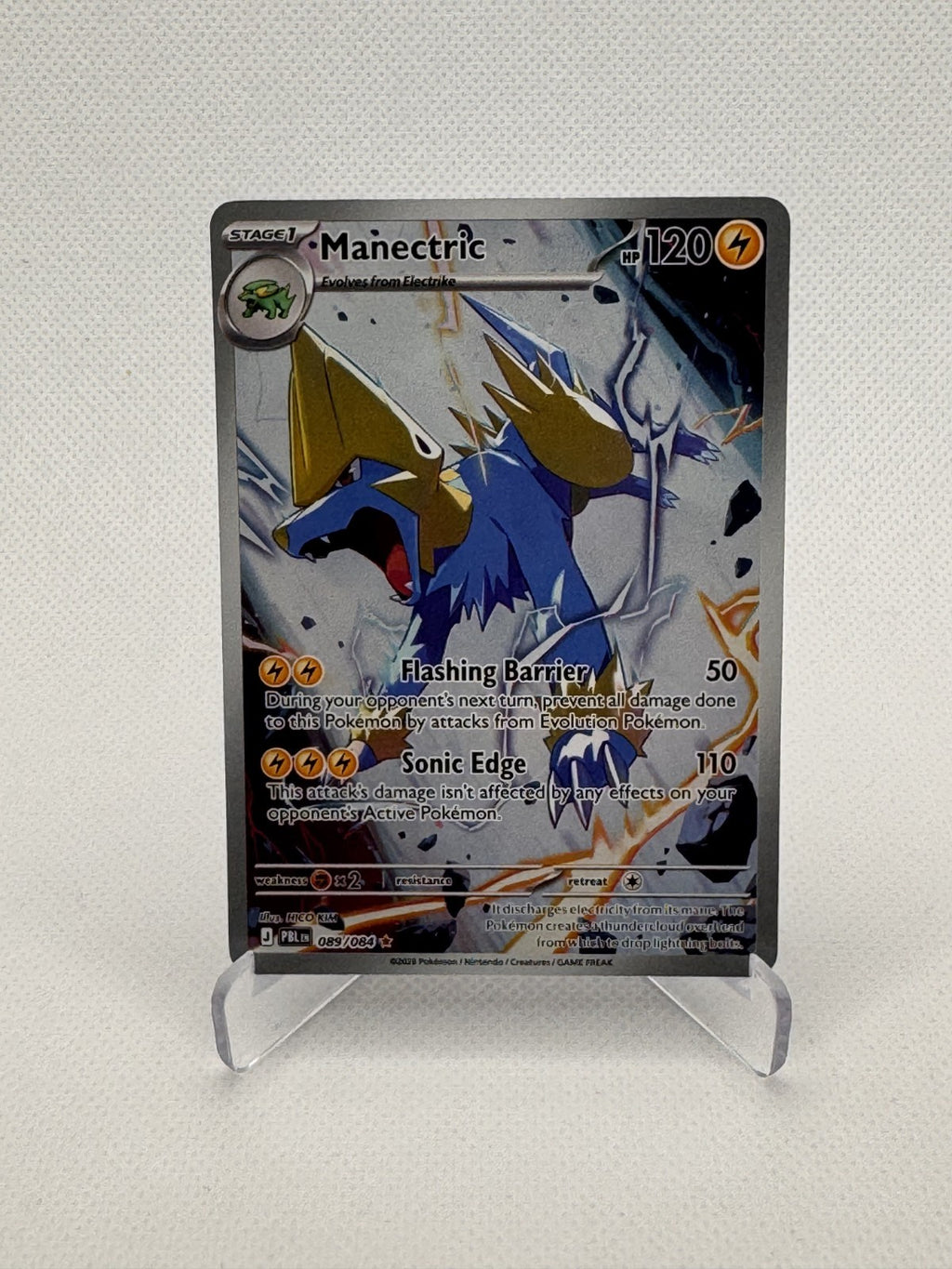 Manectric Pitch Black Illustration Rare 089/084