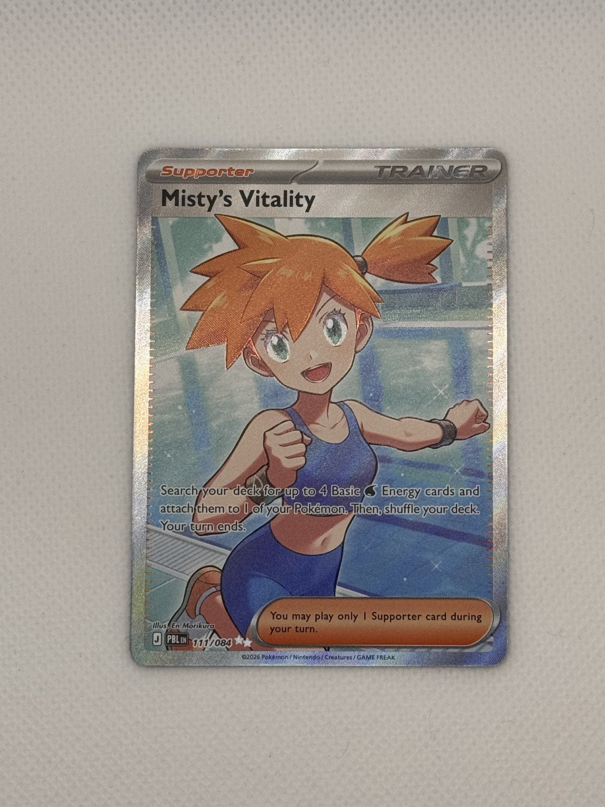 Misty's Vitality Pitch Black Ultra Rare 111/084 (1)