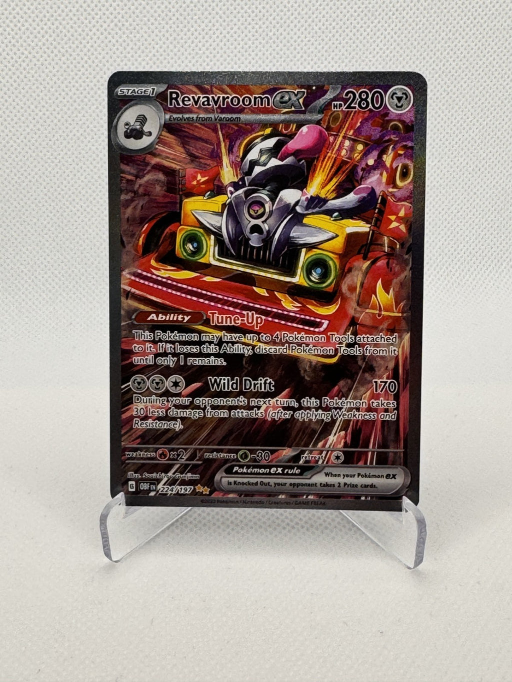 Revavroom ex Obsidian Flames Special Illustration Rare 224/197