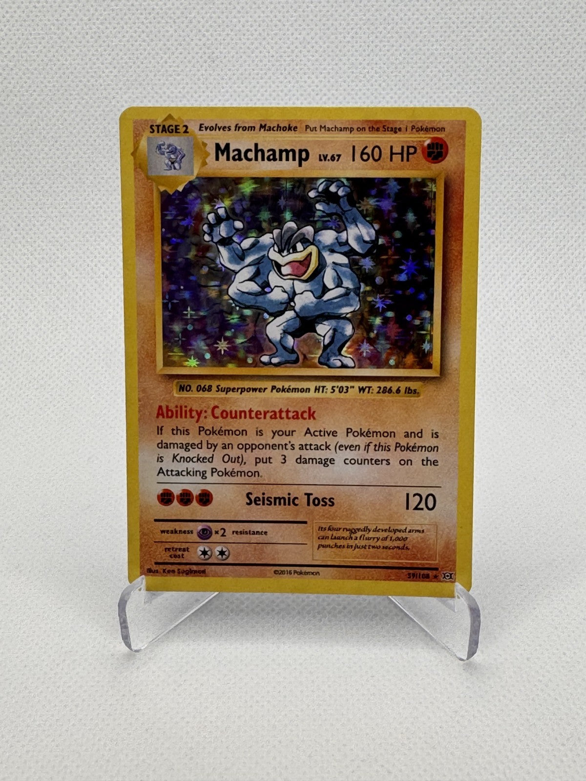 Machamp Evolutions Holo Rare 59/108
