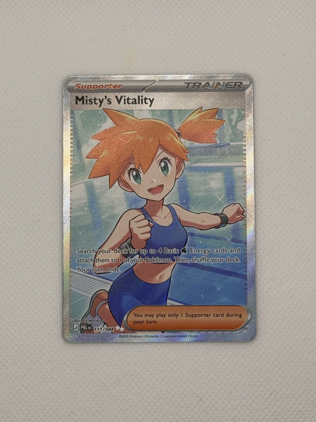Misty's Vitality Pitch Black Ultra Rare 111/084 (2)