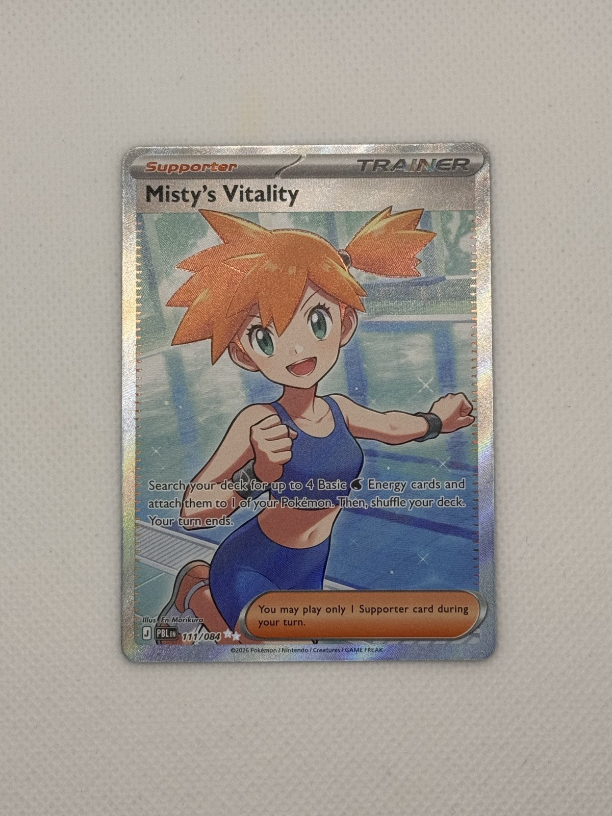 Misty's Vitality Pitch Black Ultra Rare 111/084 (2)
