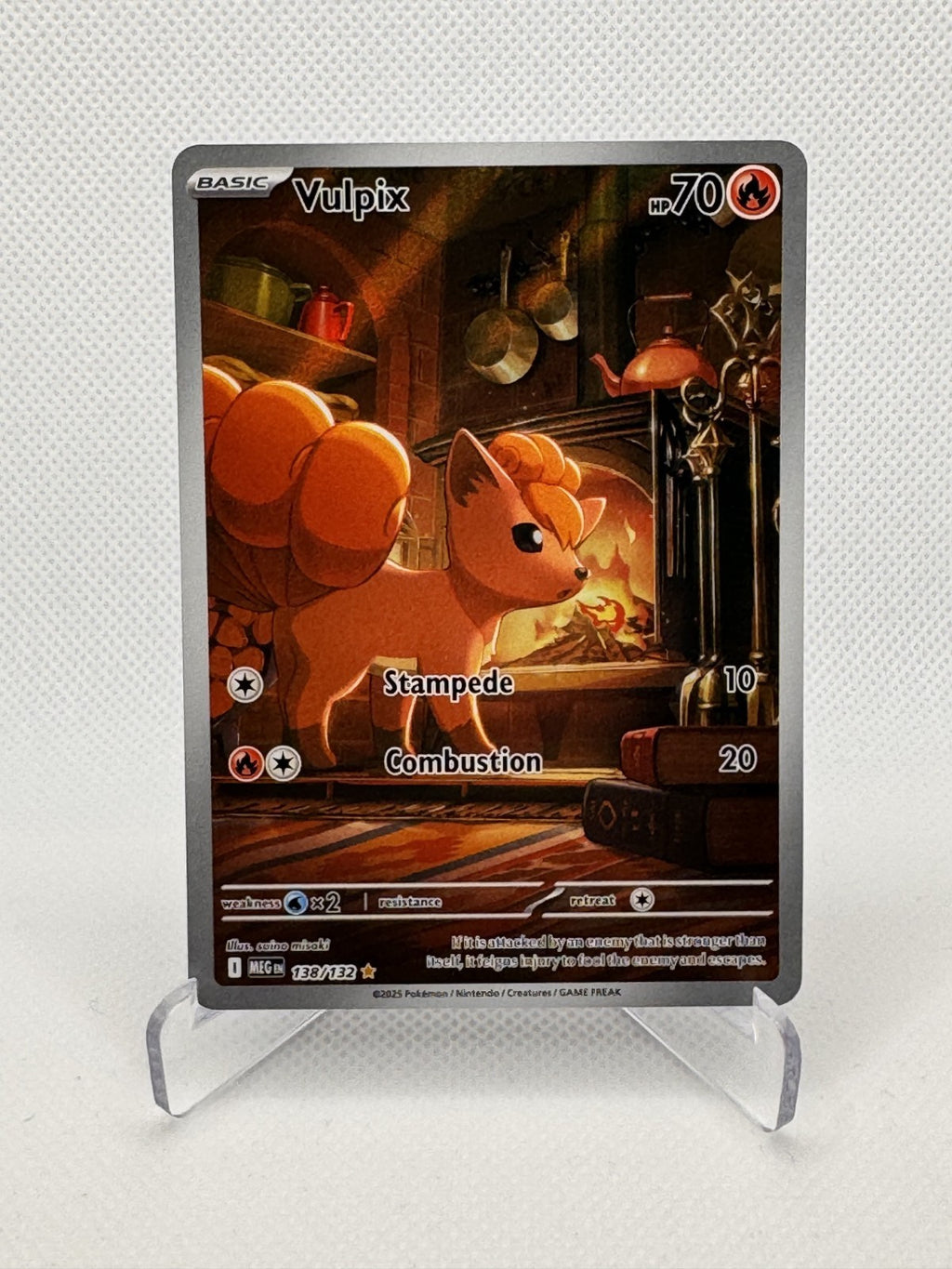 Vulpix Mega Evolution Illustration Rare 138/132