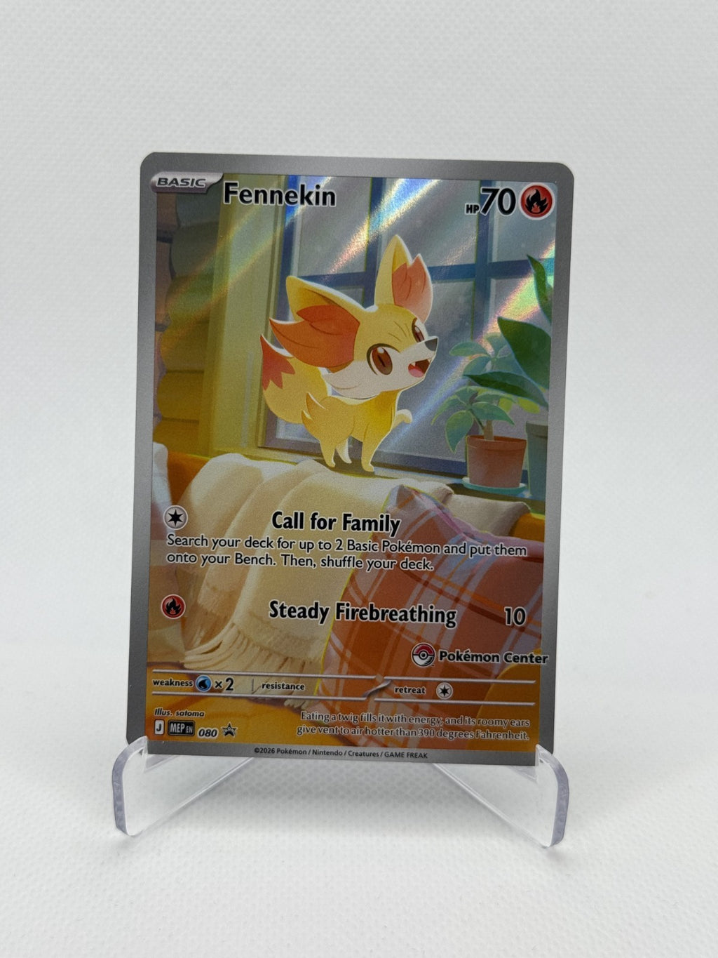 Fennekin (Pokemon Center Exclusive) Mega Evolution Promos Promo 080