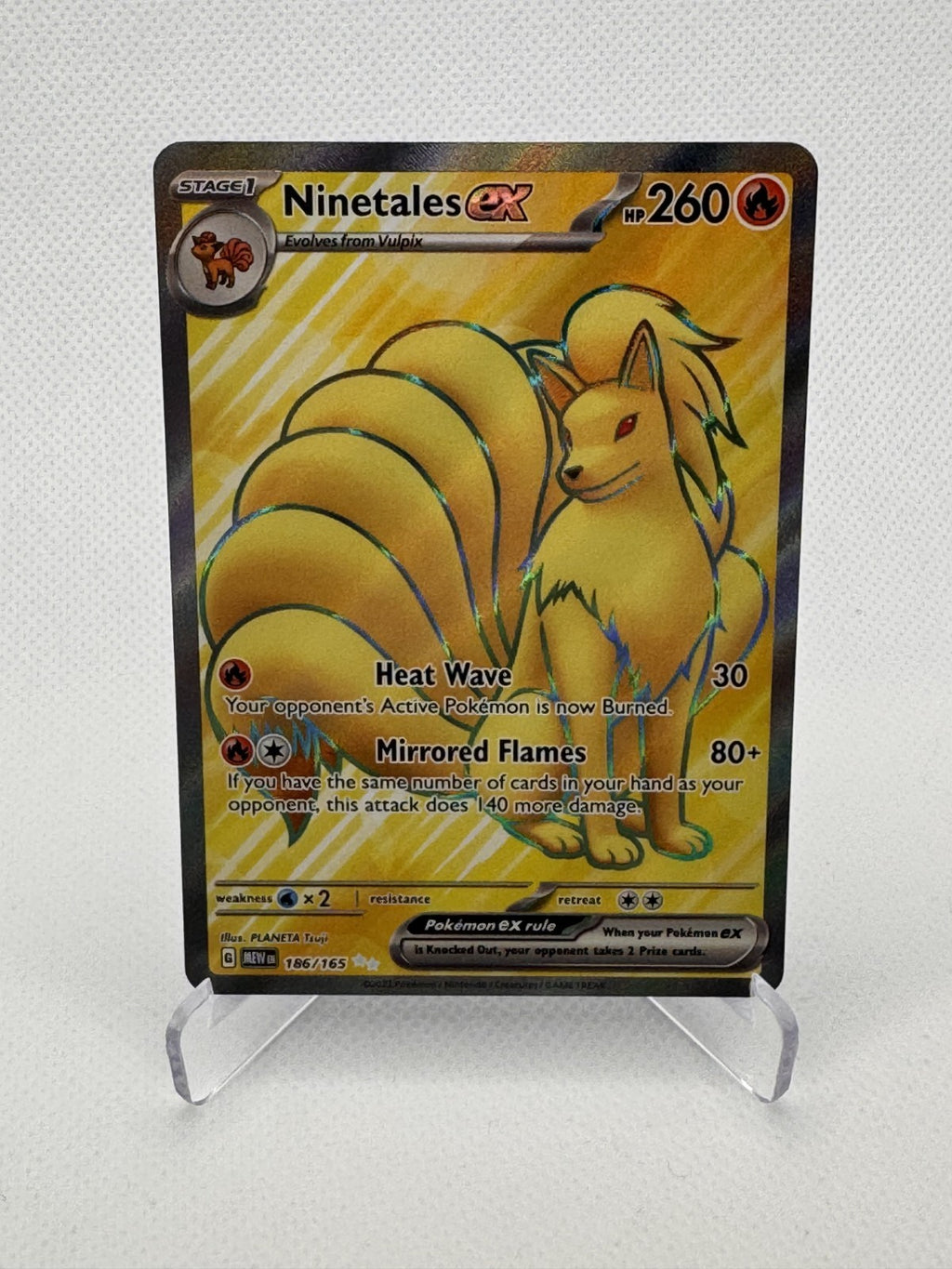 Ninetales ex SV: 151 Ultra Rare 186/165