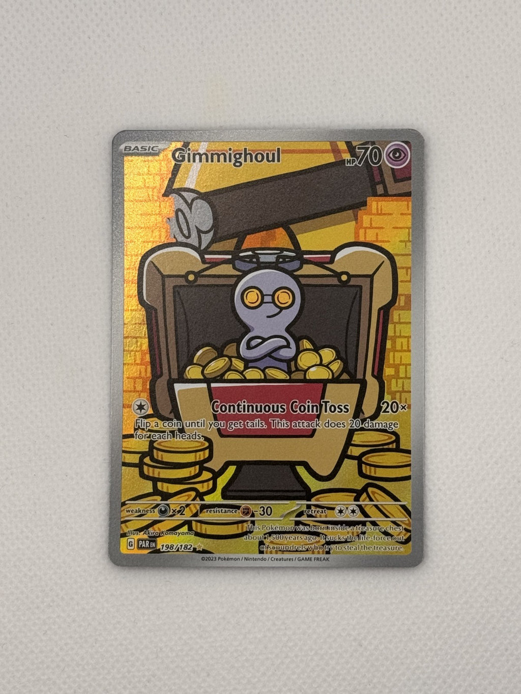 Gimmighoul Paradox Rift Illustration Rare 198/182