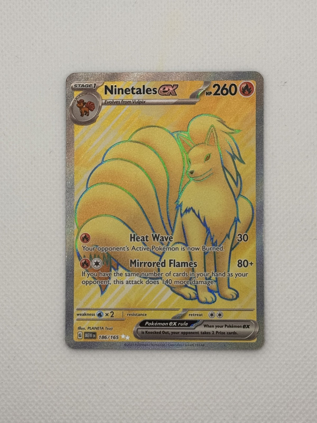 Ninetales ex SV: 151 Ultra Rare 186/165