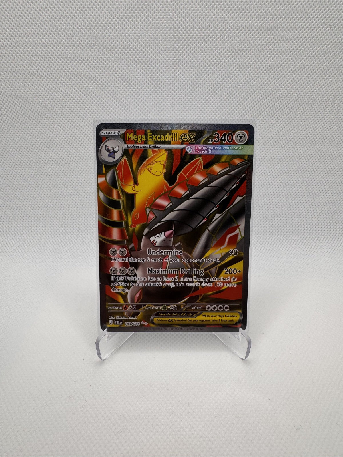 Mega Excadrill ex Pitch Black Ultra Rare 103/084