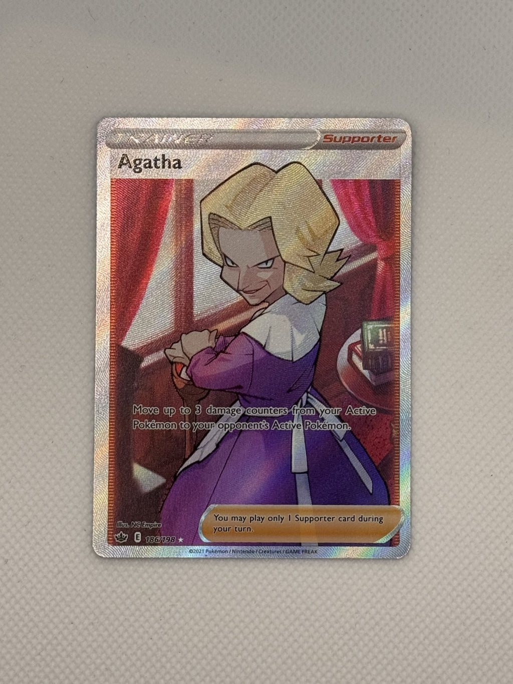 Agatha (Full Art) Chilling Reign Ultra Rare 186/198