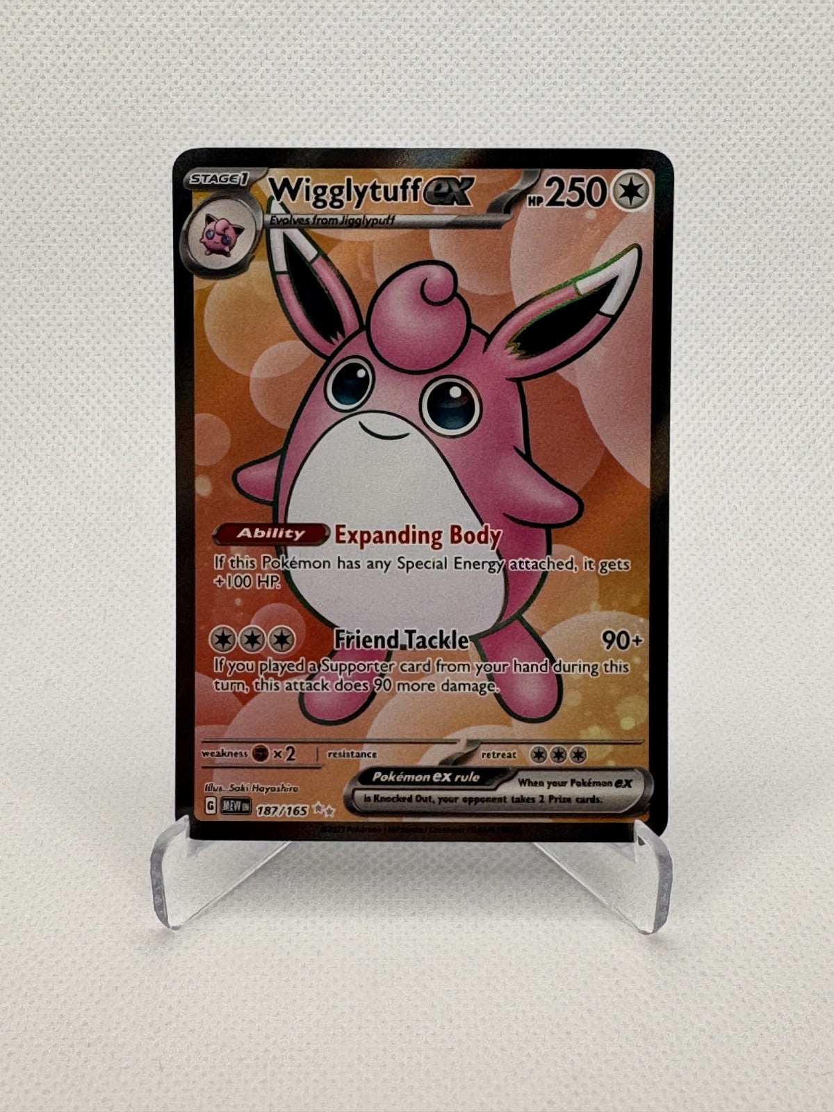 Wigglytuff ex SV: 151 Ultra Rare 187/165